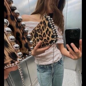 Zara studded wallet bag